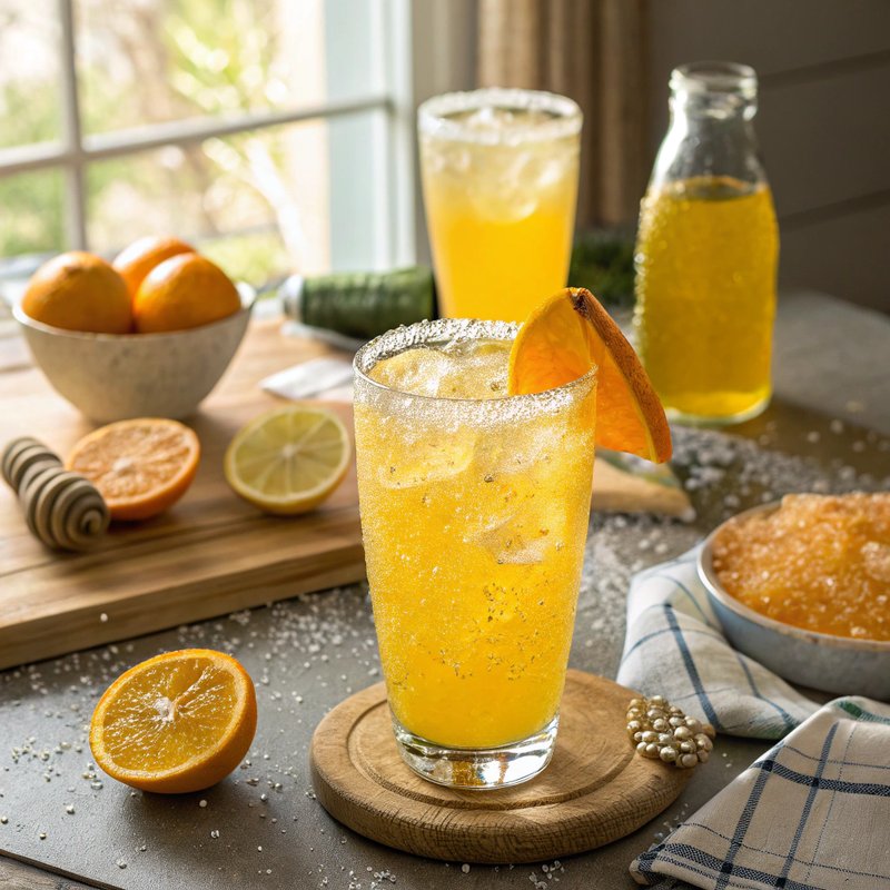 Homemade Orangina
