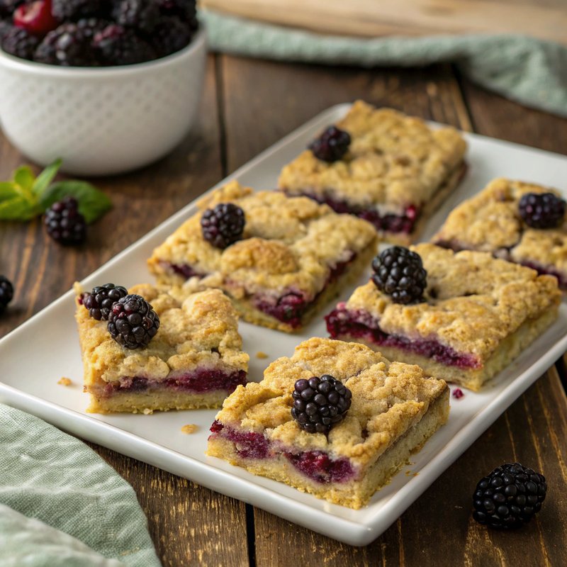 Enhanced Blackberry Oat Bars