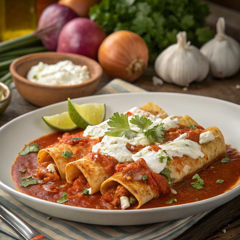 Enchiladas de Jaiba