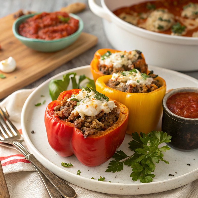 Keto Stuffed Bell Peppers