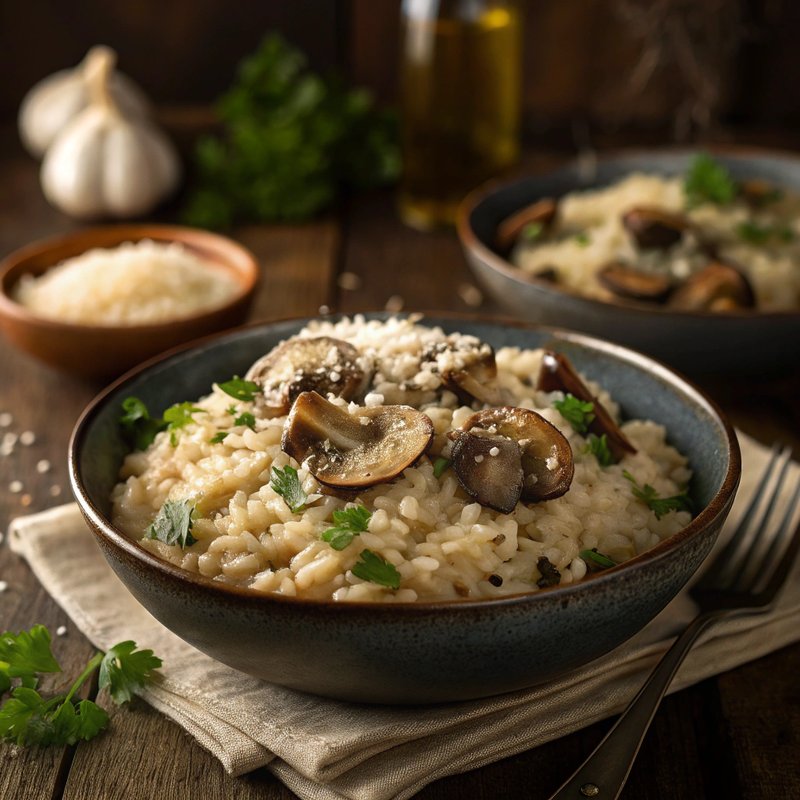 Creamy Mushroom Risotto