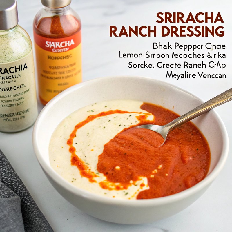 Sriracha Ranch Dressing