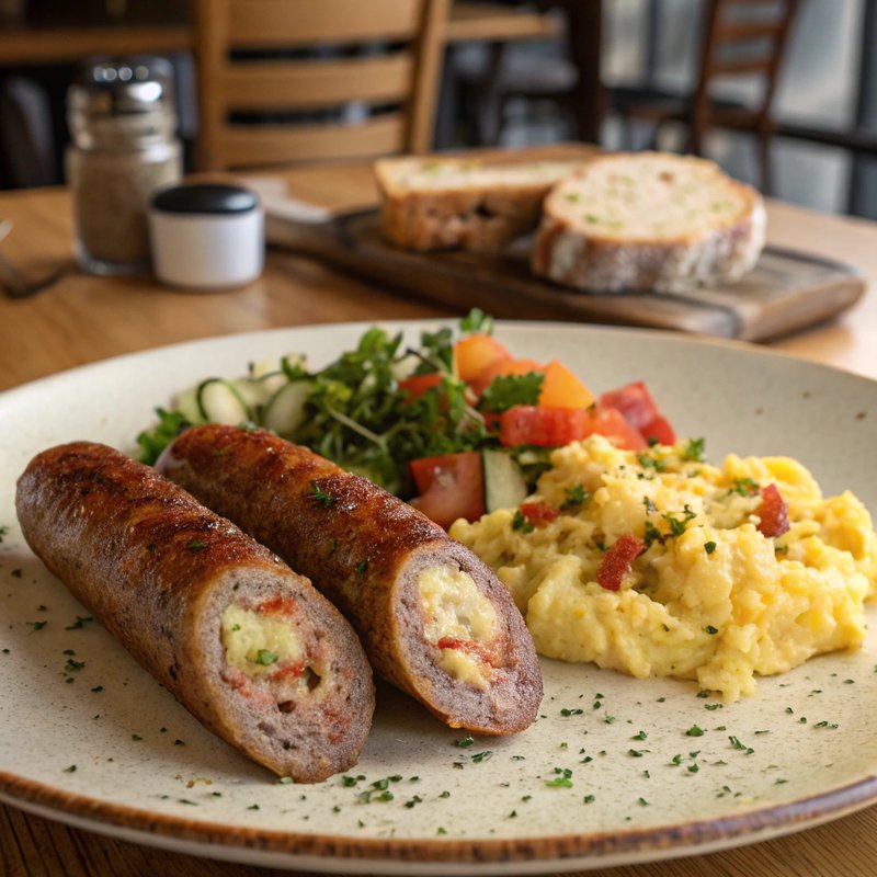 Bacon and Egg Breakfast Sausage