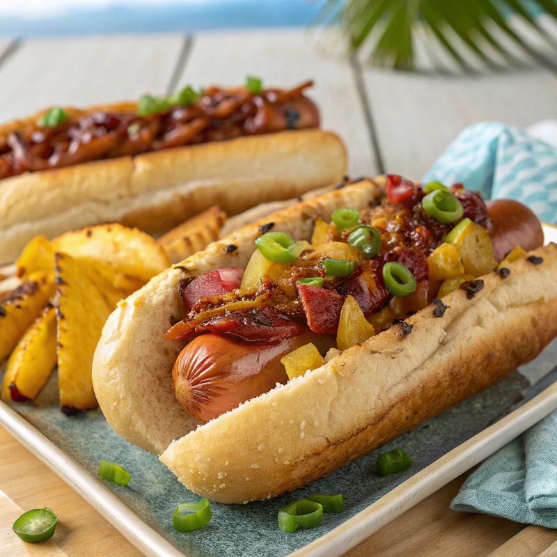 Tropical Hawaiian Dog
