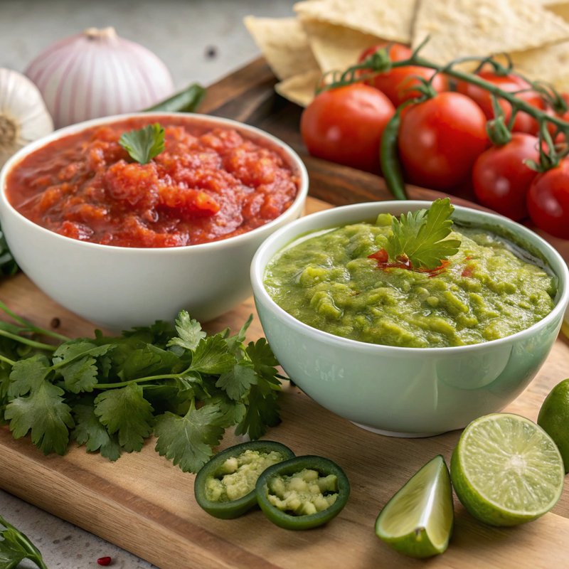 Salsas Rojas Y Verdes