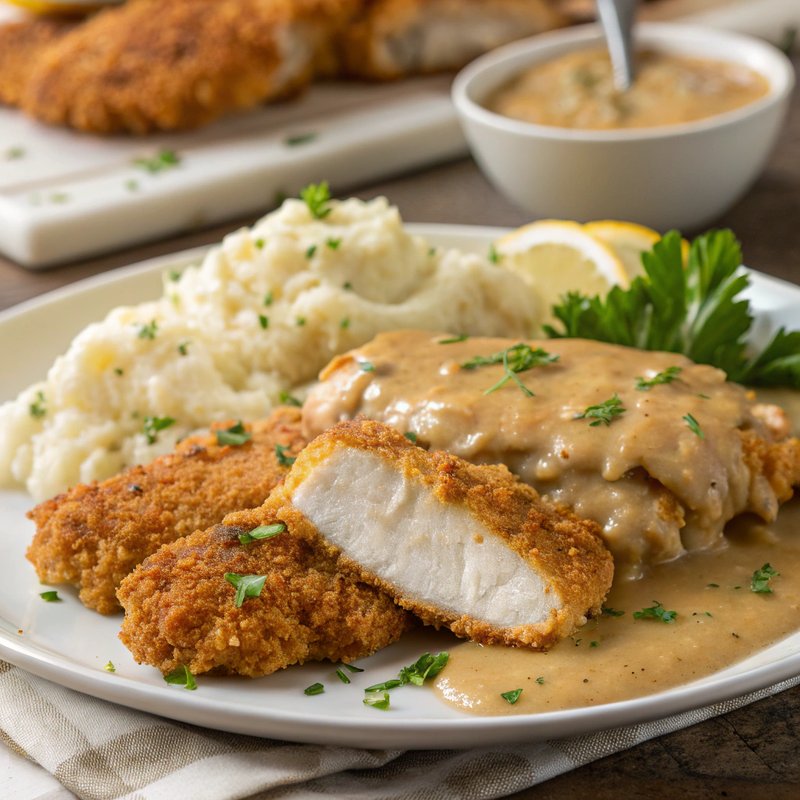 Southern Style Chicken Fried Chicken
