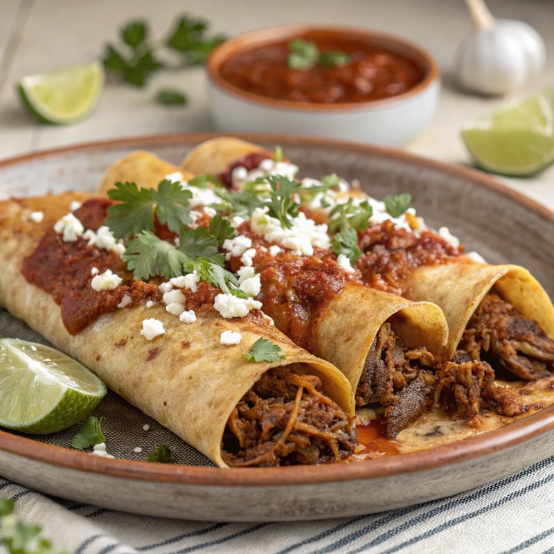 Enchiladas de Barbacoa