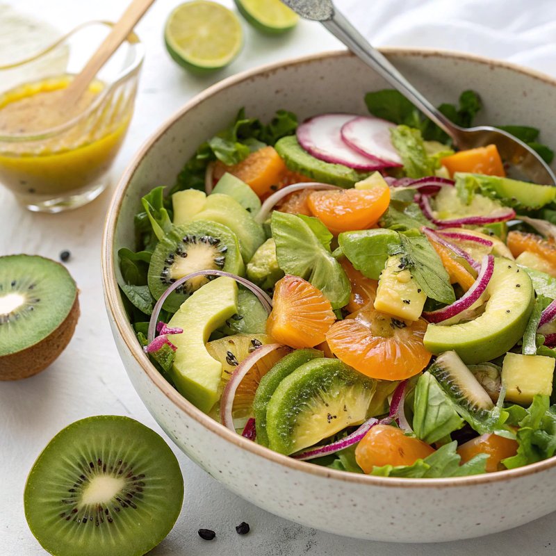Kiwi and Avocado Salad