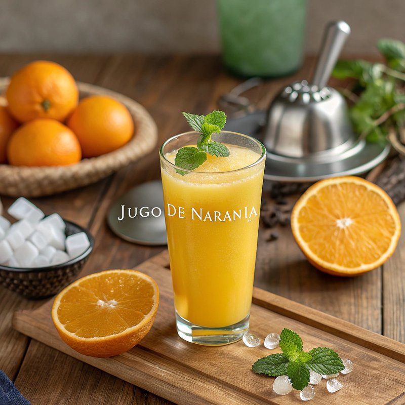 Jugo de Naranja - Freshly Squeezed Orange Juice