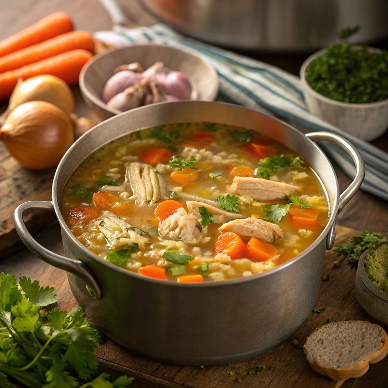 Hearty Gluten-Free Chicken and Rice Soup
