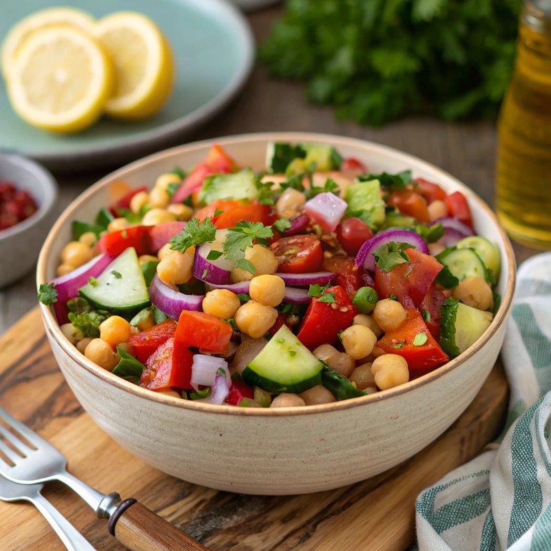 Mediterranean Chickpea Salad