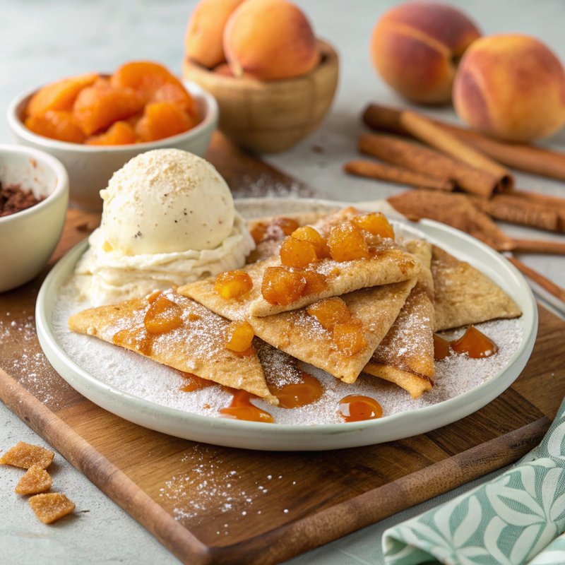 Gourmet Apricot Crisp Nachos