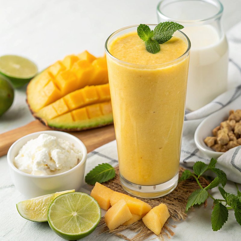 Tropical Mango and Ginger Smoothie