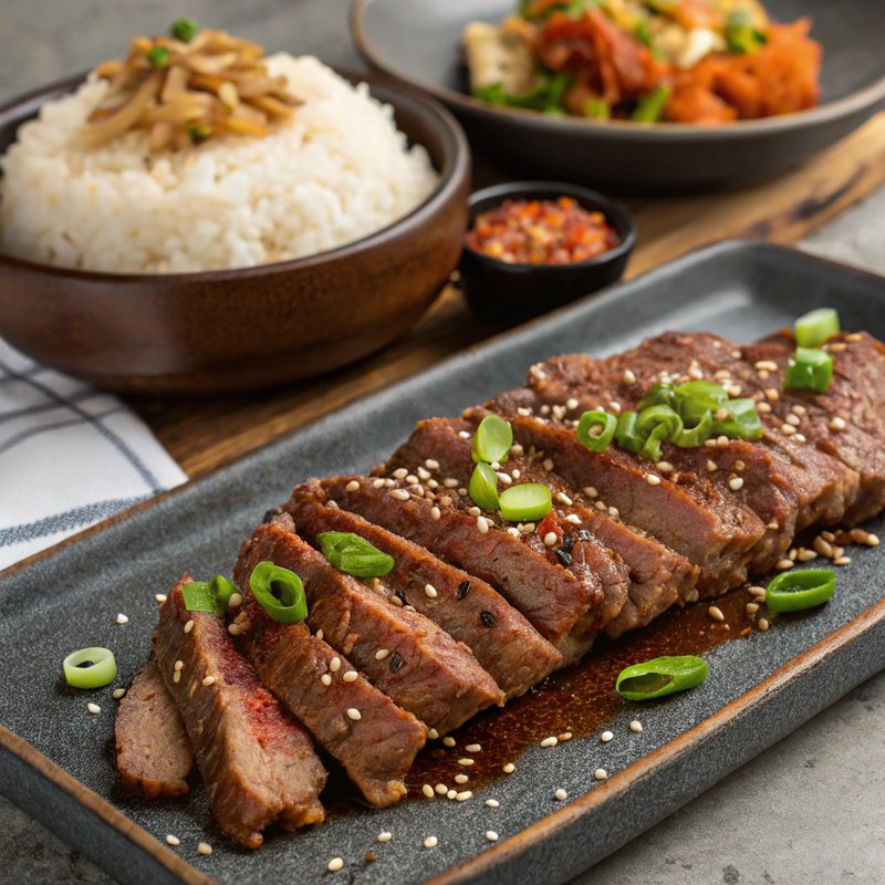 Injogogi (Korean Grilled Marinated Beef)