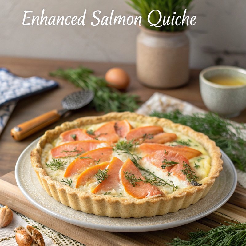 Enhanced Salmon Quiche