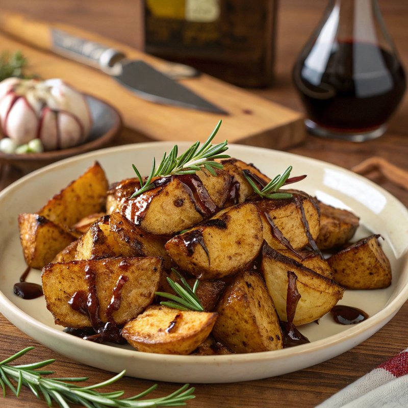 Balsamic Glazed Country Potatoes