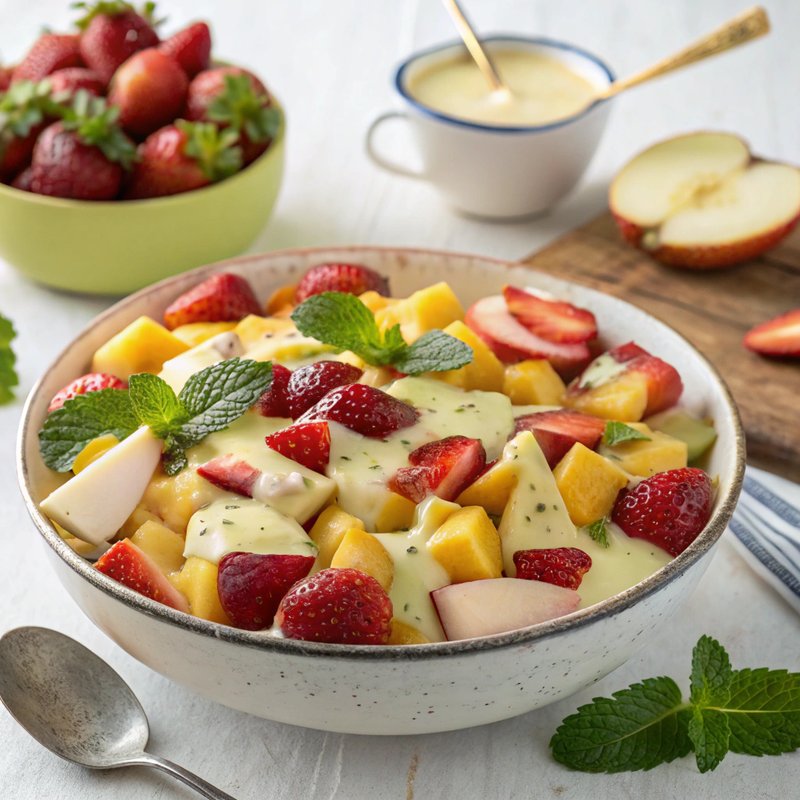Nepali Lassi Fruit Salad