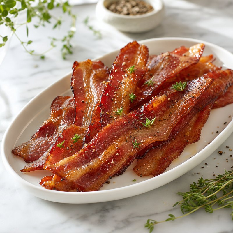 Homemade Bacon - Experience the savory aroma and rich flavor of homemade bacon made from scratch. This recipe invites you to embark on a culinary journey, transforming