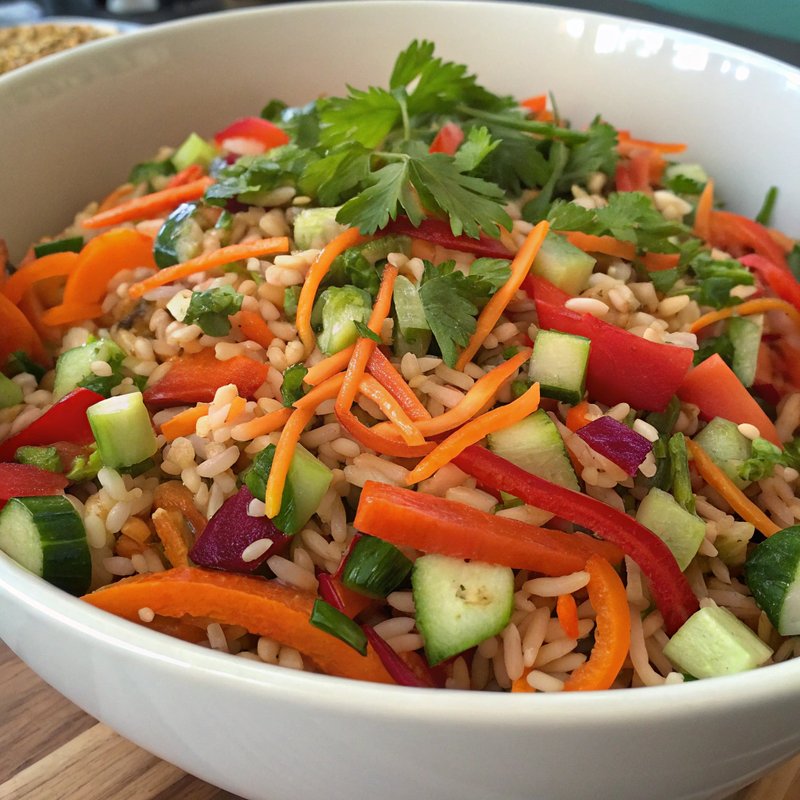 Carrot and Brown Rice Salad
