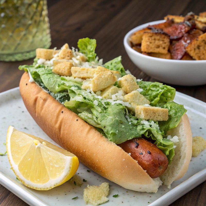 Caesar Salad Dog