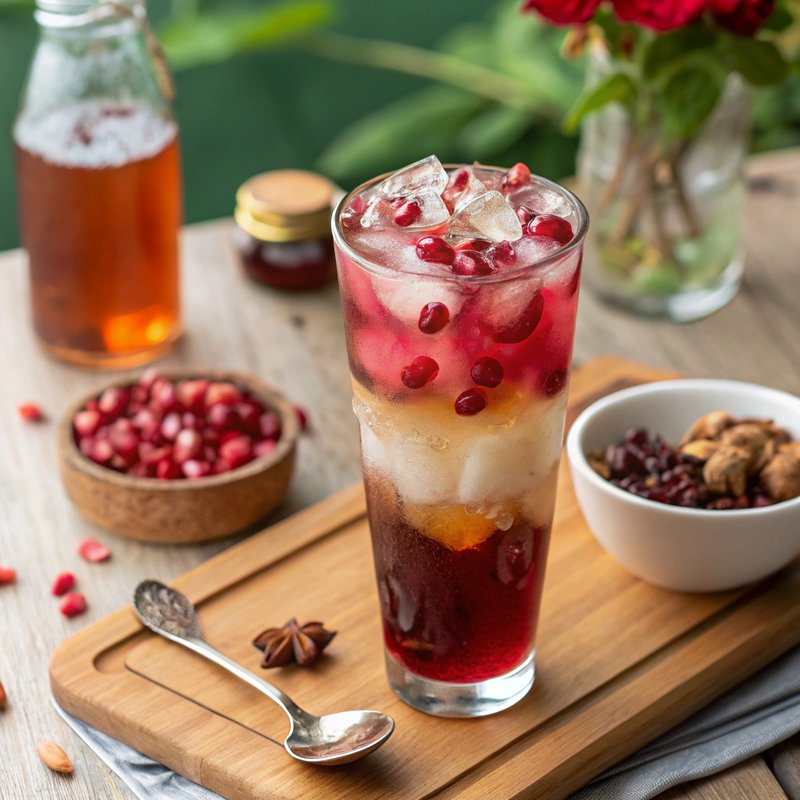 Pomegranate and Rose Infused Coffee
