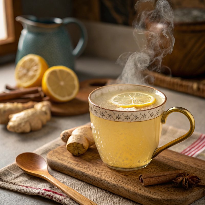 Spiced Hot Lemonade