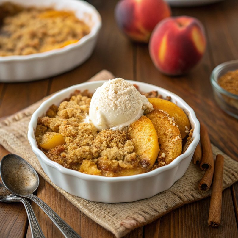 Classic Peach Crumble