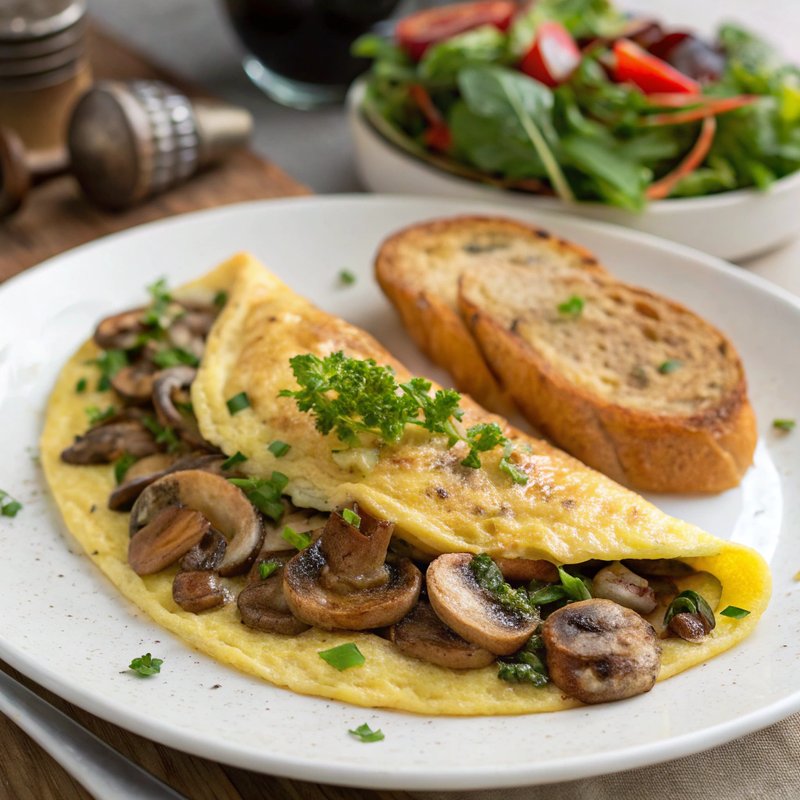Omelette aux Champignons