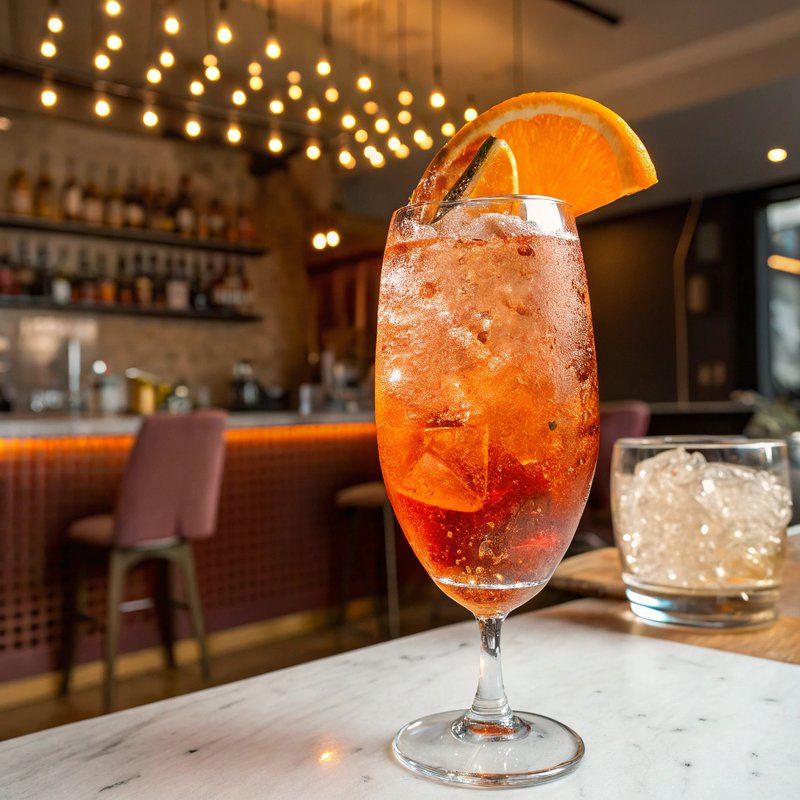 Aperol Espresso Fizz