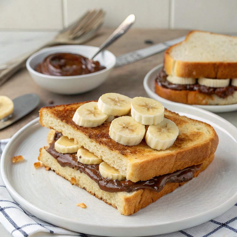 Nutella and Banana Sandwich