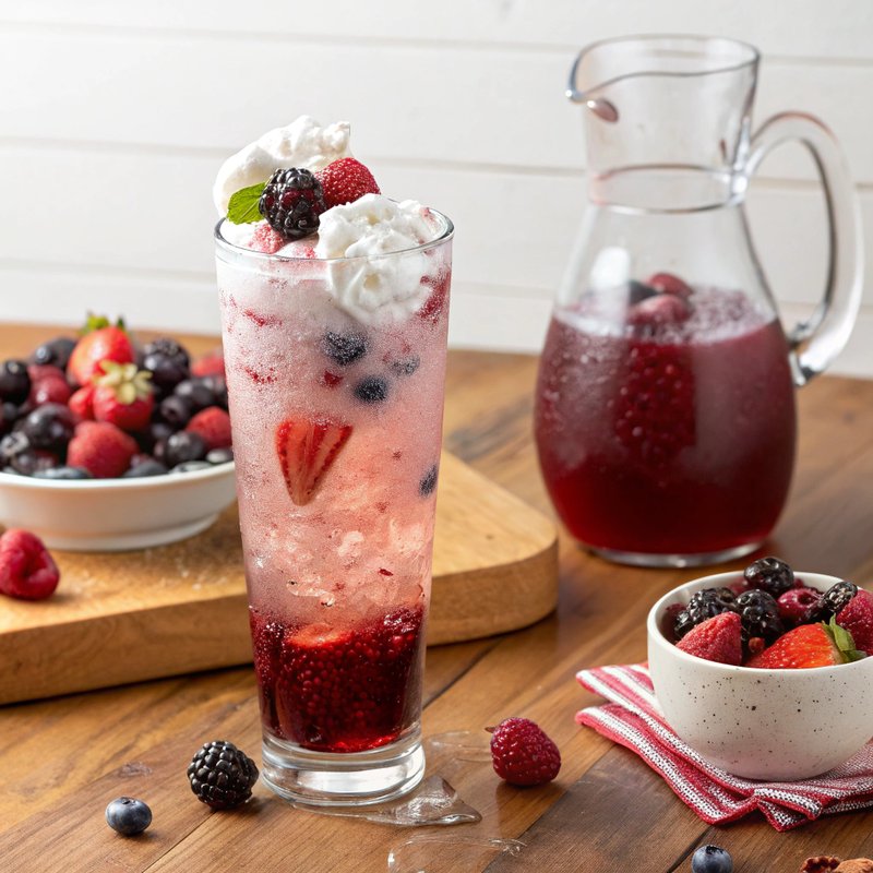 Mixed Berry Italian Soda