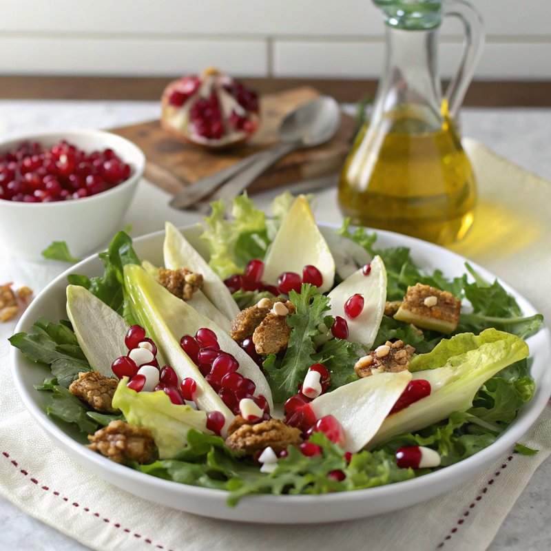 Endive and Pomegranate Salad