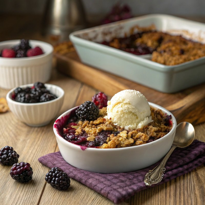 Delicious Blackberry Crisp