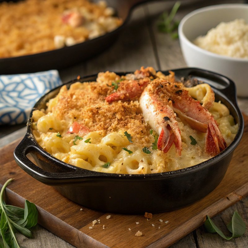 Decadent Crab Mac and Cheese