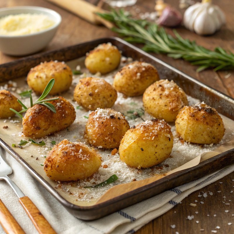 Parmesan Roasted Baby Potatoes