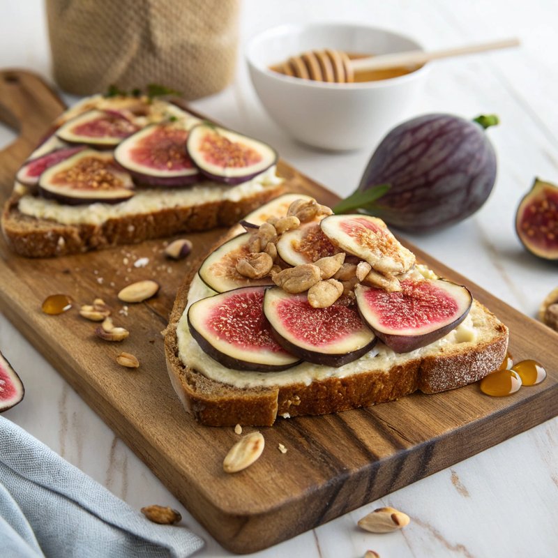Fig and Almond Butter Toast