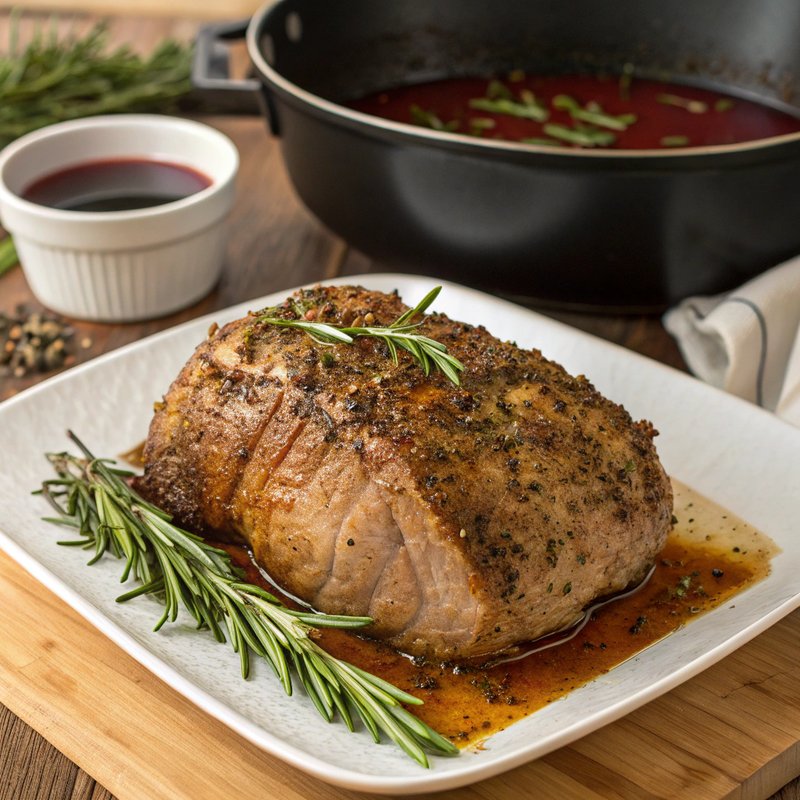 Herb-Crusted Eye Round Roast