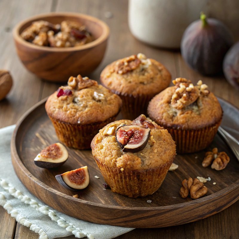 Fig and Walnut Muffins