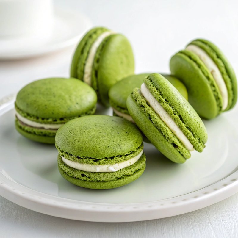 Matcha Green Tea Macarons