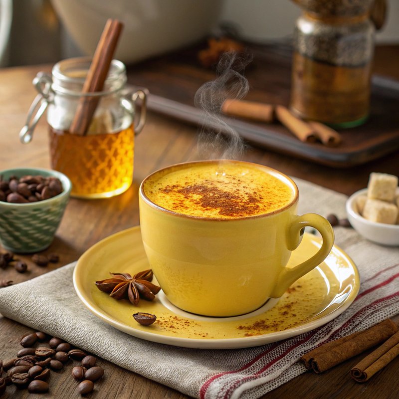 La Mancha Luxurious Saffron Latte