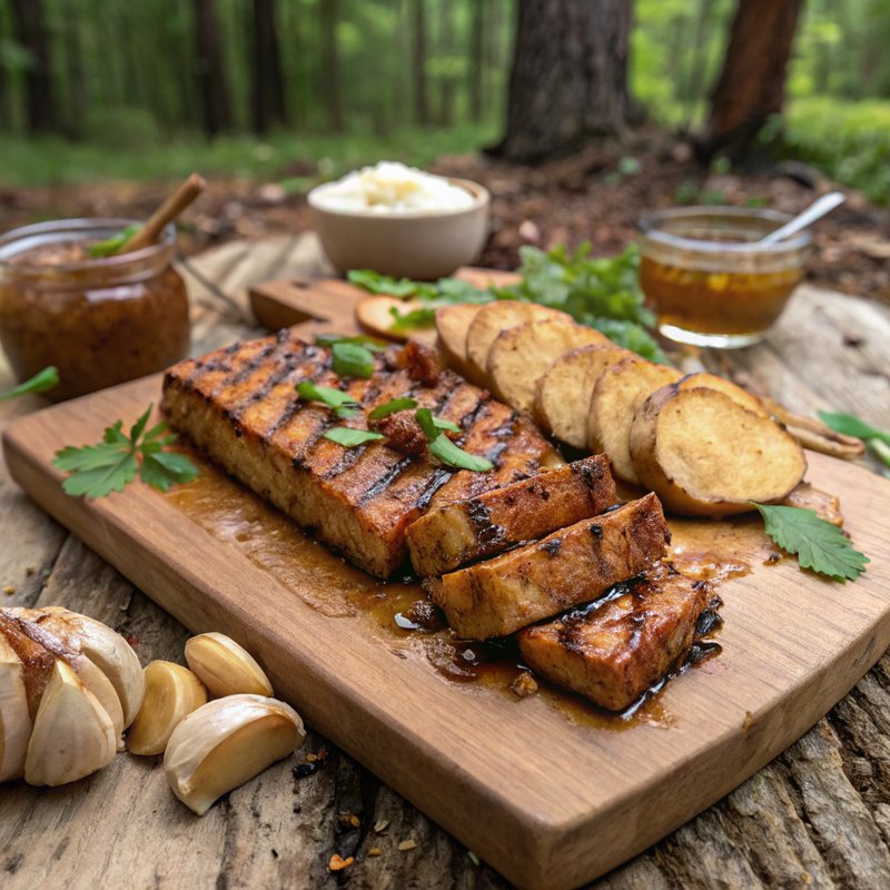 Maple Grilled Tempeh
