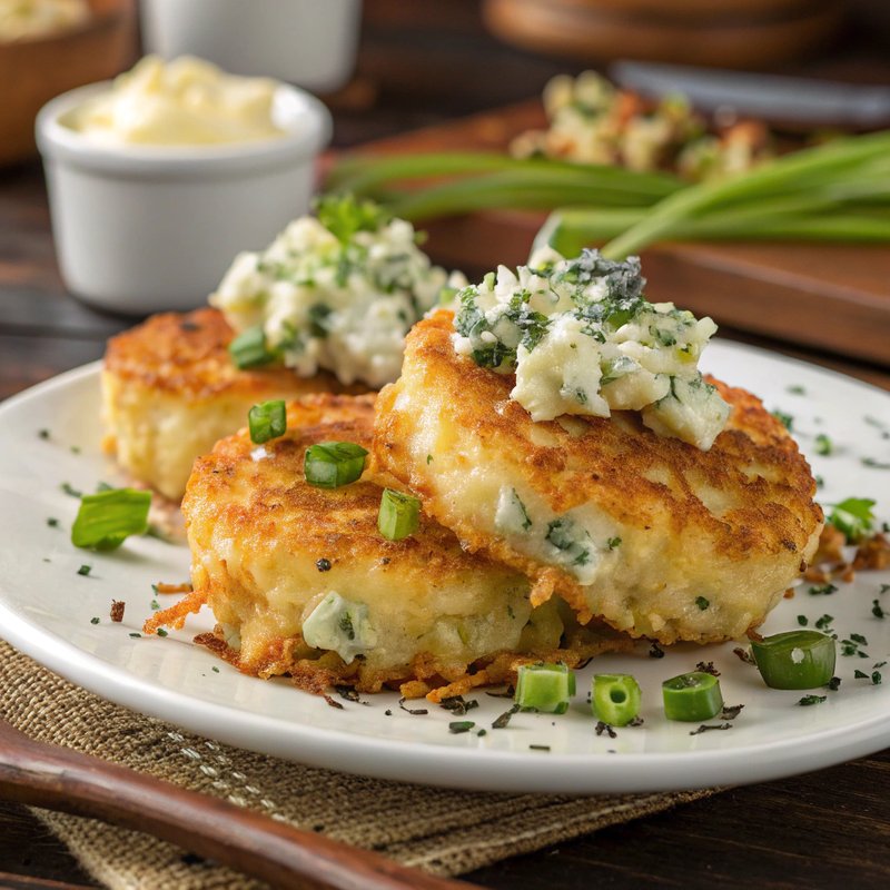 Blue Cheese Hashbrowns