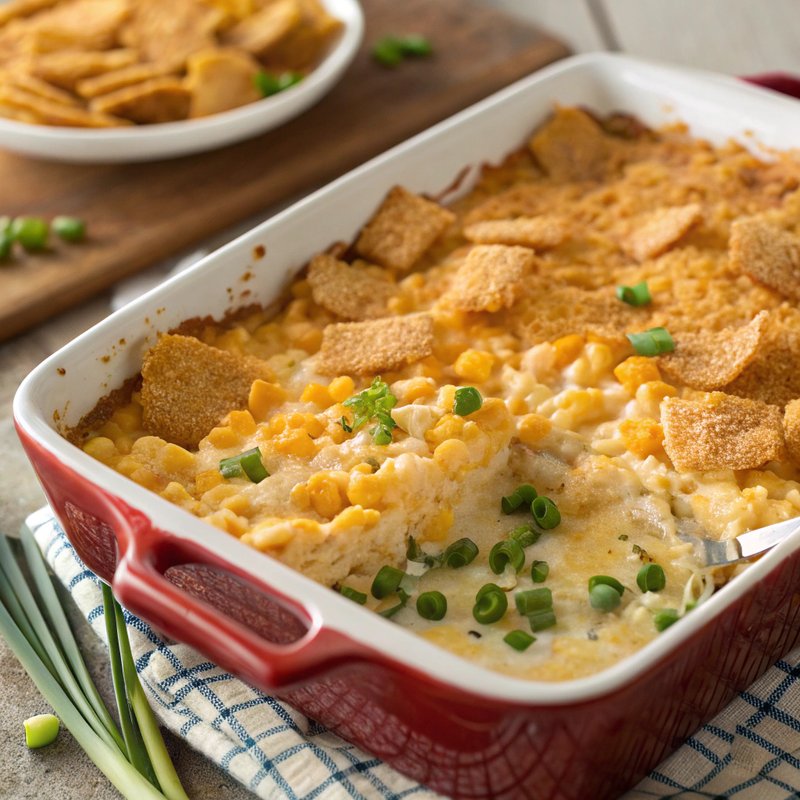 Enhanced Cheesy Corn Casserole