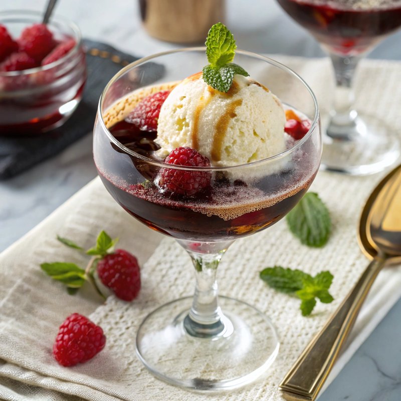 Kir Royal Affogato