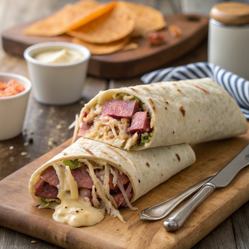 Reuben Sandwich Burrito