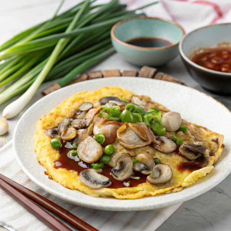 Taiwanese Oyster Omelette