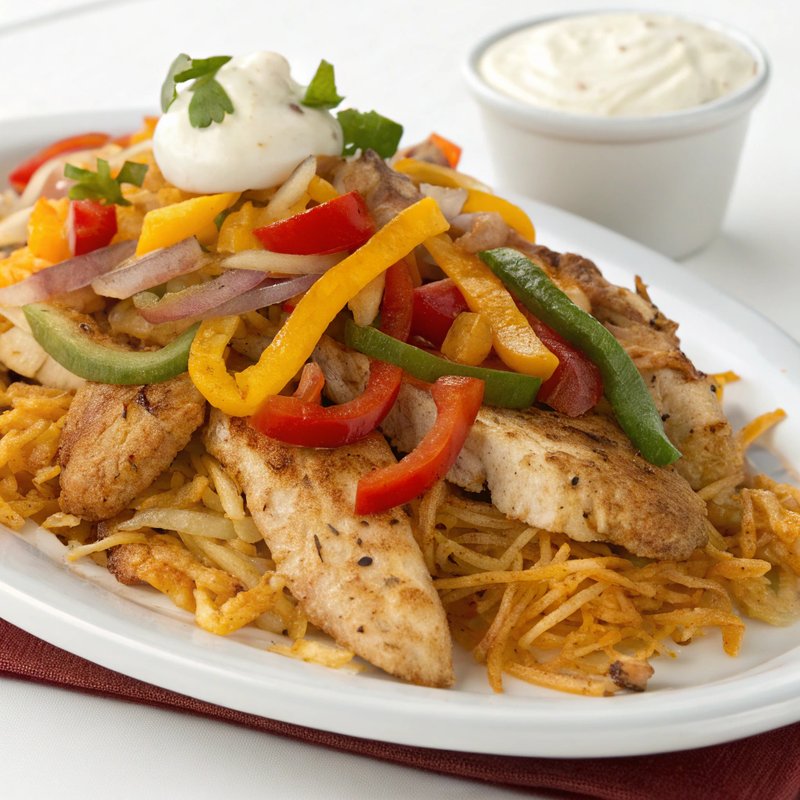 Chicken Fajita Hashbrowns