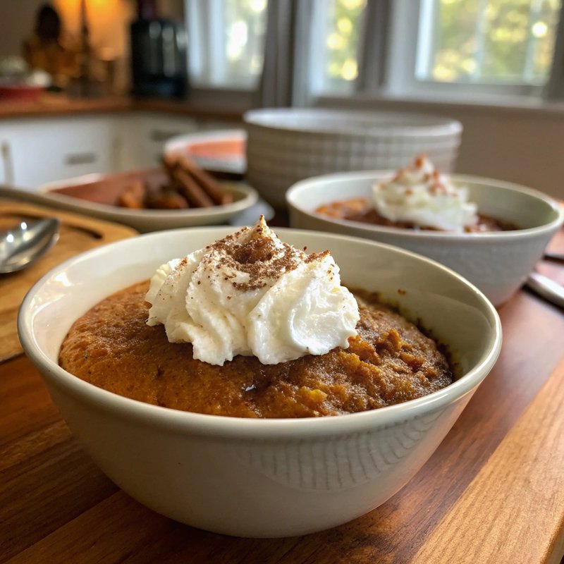Enhanced Indian Pudding