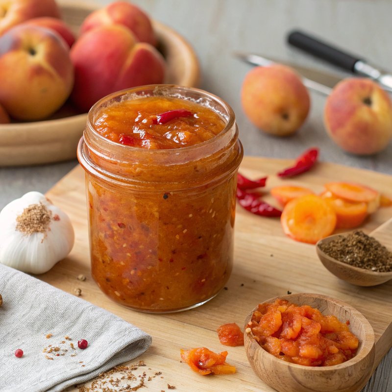 Spicy Habanero Apricot Glaze