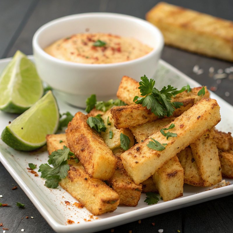 Crispy Fried Yucca with Tangy Dipping Sauce